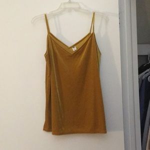 Gold Velvet Tank